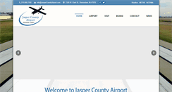 Desktop Screenshot of jaspercountyairport.com